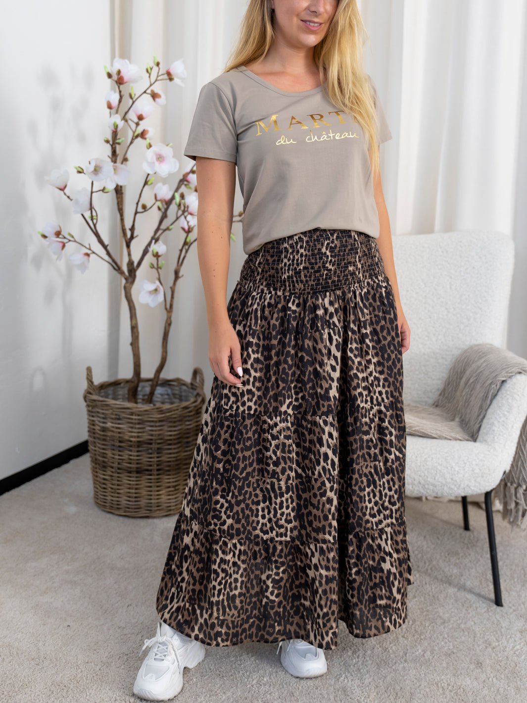 Continue Majse skirt leo brown - Online - Mode