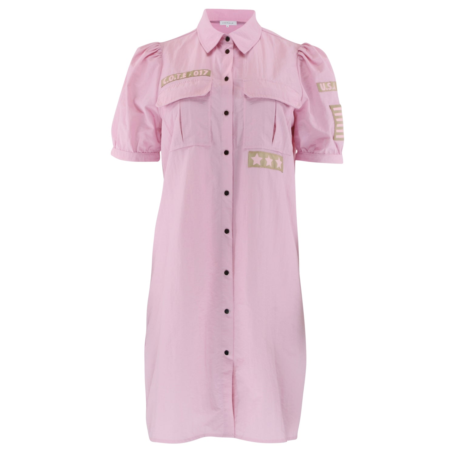 Continue Mili patch dress SS rose - Online - Mode