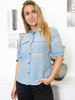 Continue Mili SS shirt dove blue