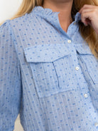 Continue Milli SS shirt blue stripe - Online-Mode