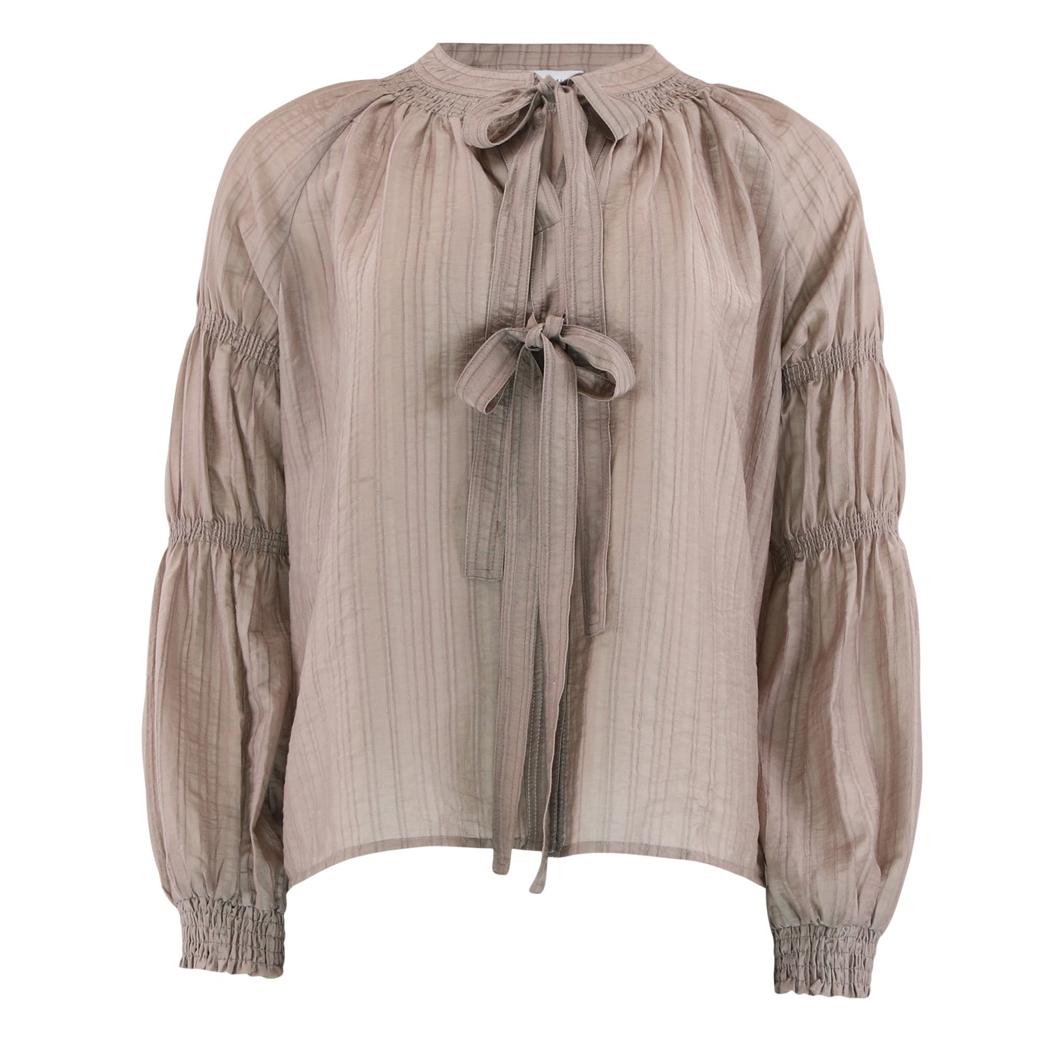 Continue Mona bow shirt nougat - Online - Mode