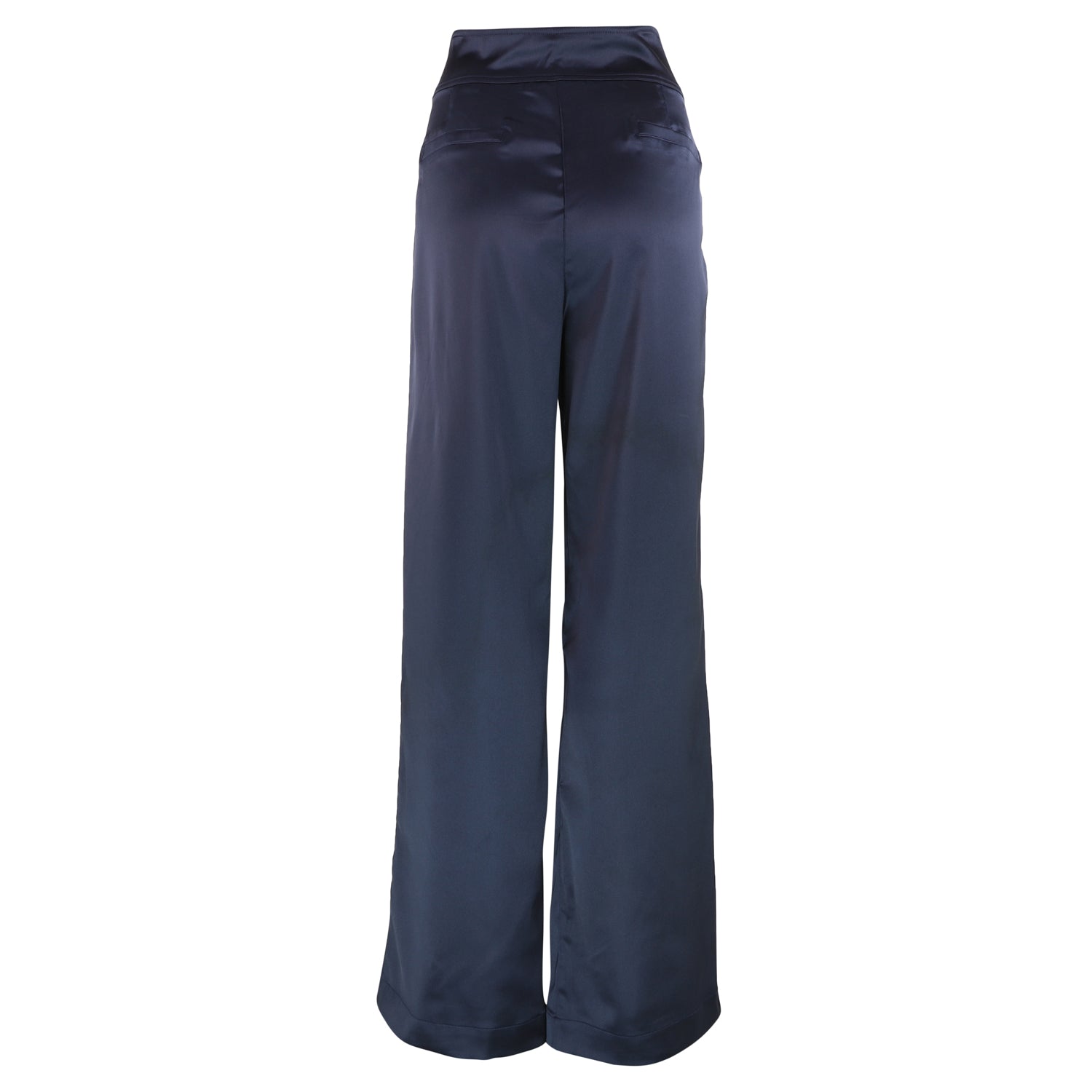 Continue Randi satin pants navy blue - Online - Mode