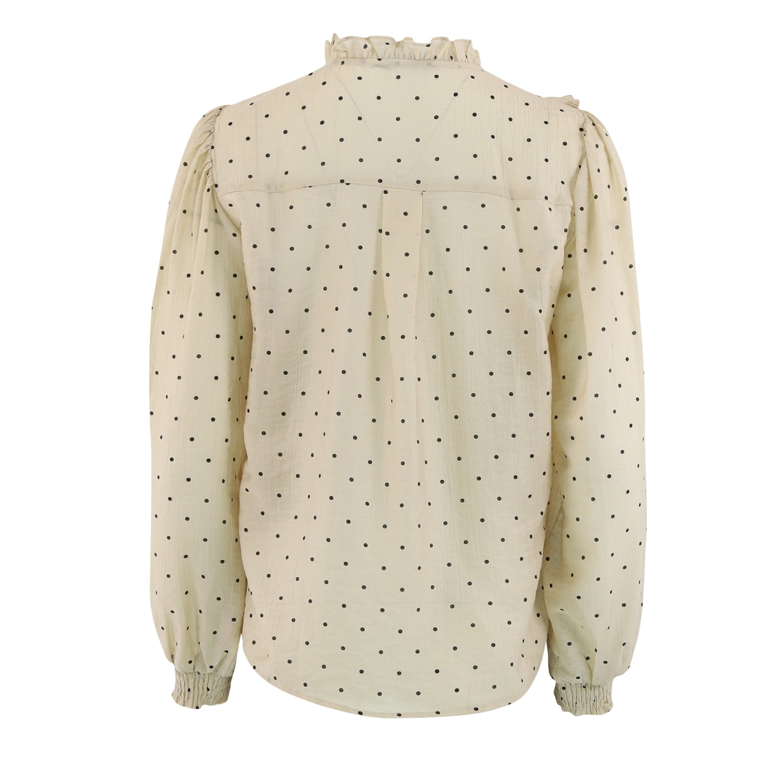 Continue Silke dot shirt sand - Online - Mode