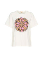 Culture CUalfi gith graphic t - shirt spring gardenia - Online - Mode