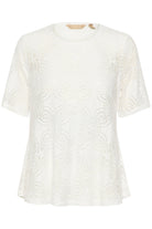 Culture CUHenriette Olu SS blouse spring gardenia - Online - Mode