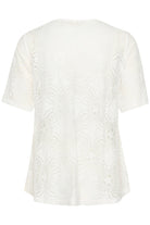 Culture CUHenriette Olu SS blouse spring gardenia - Online - Mode