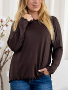 Deju basic blouse brun - Online - Mode