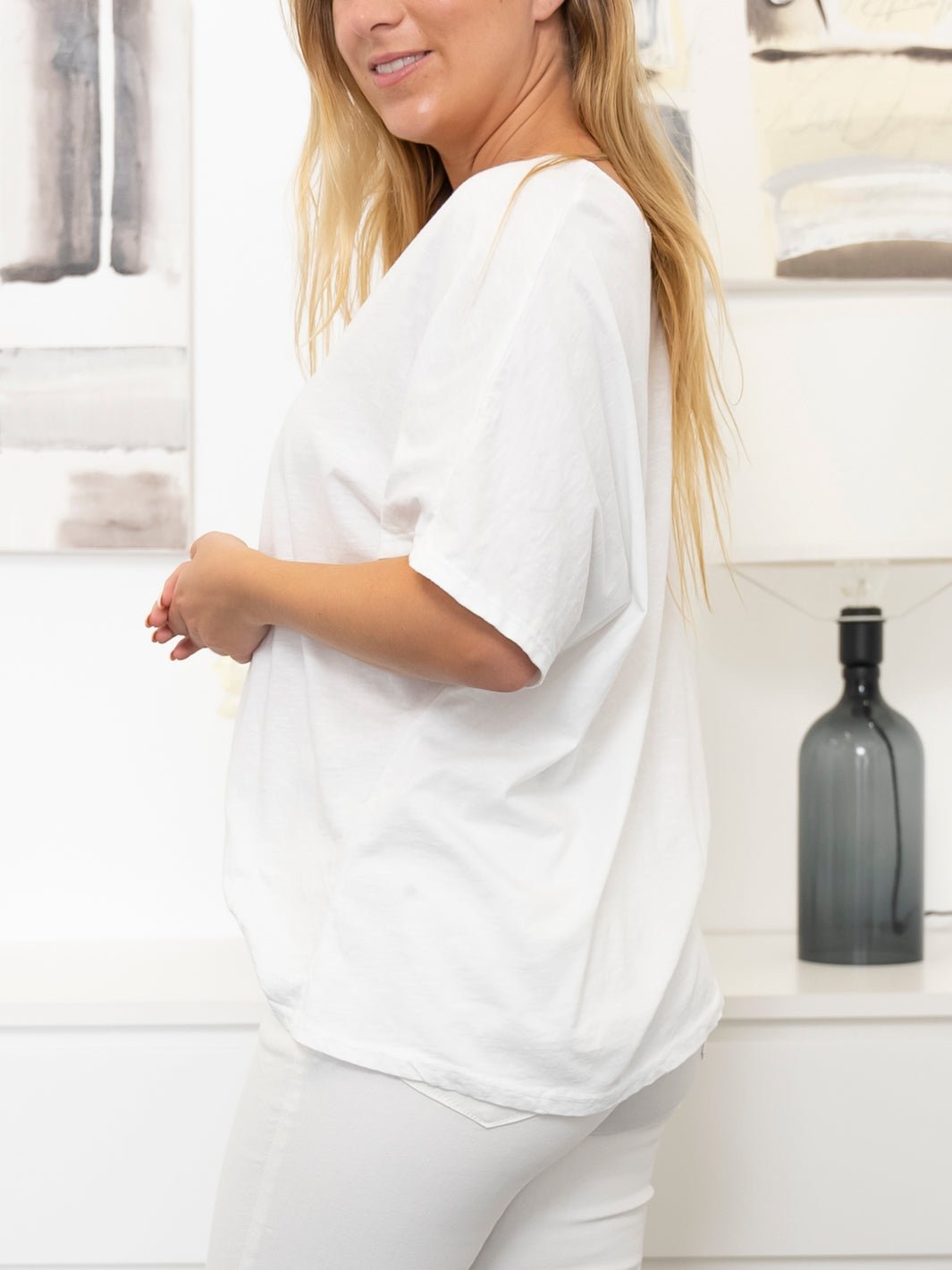 Emily t - shirt feather white - Online - Mode