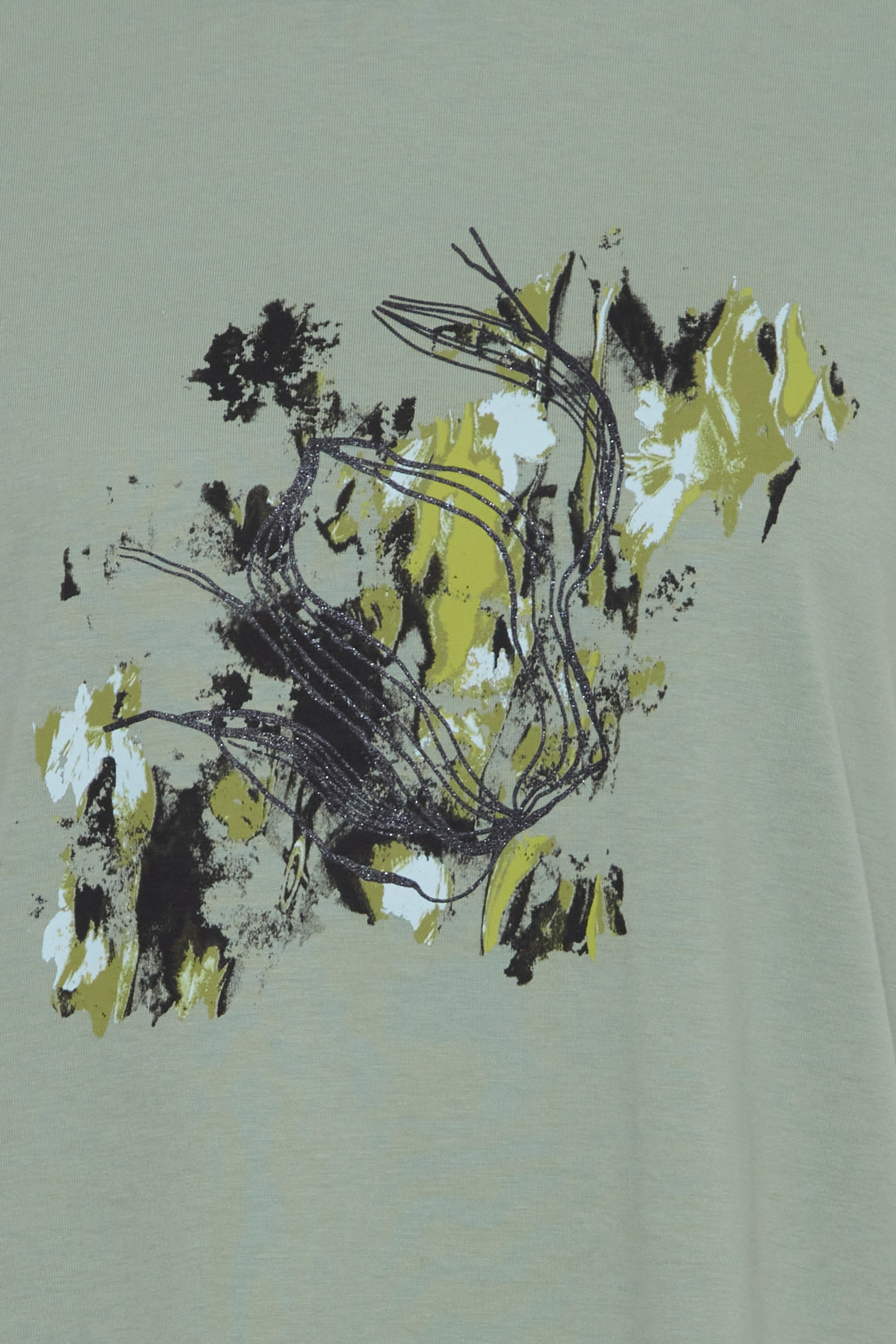 Fransa FRCreative tee 1 green bay mix - Online - Mode