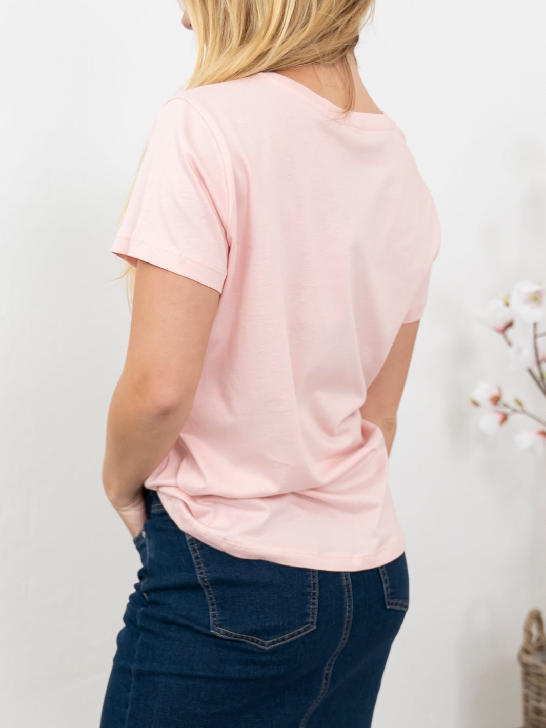 Fransa FRCreative tee 1 peachskin mix - Online - Mode