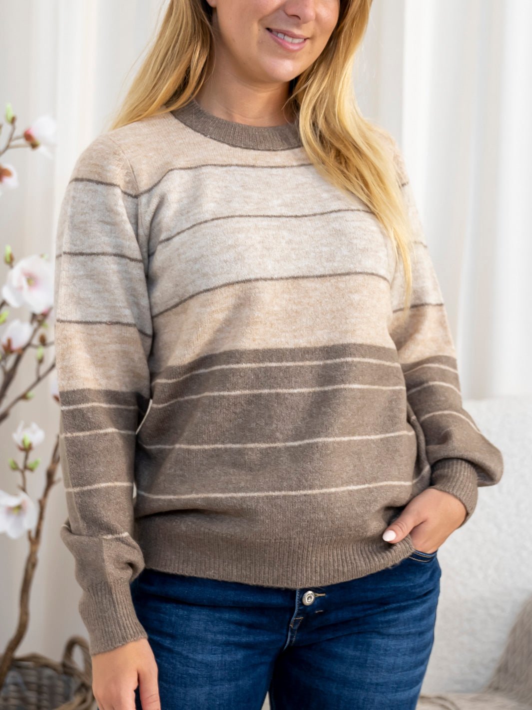 Fransa FRellis pullover 2 walnut melange - Online - Mode