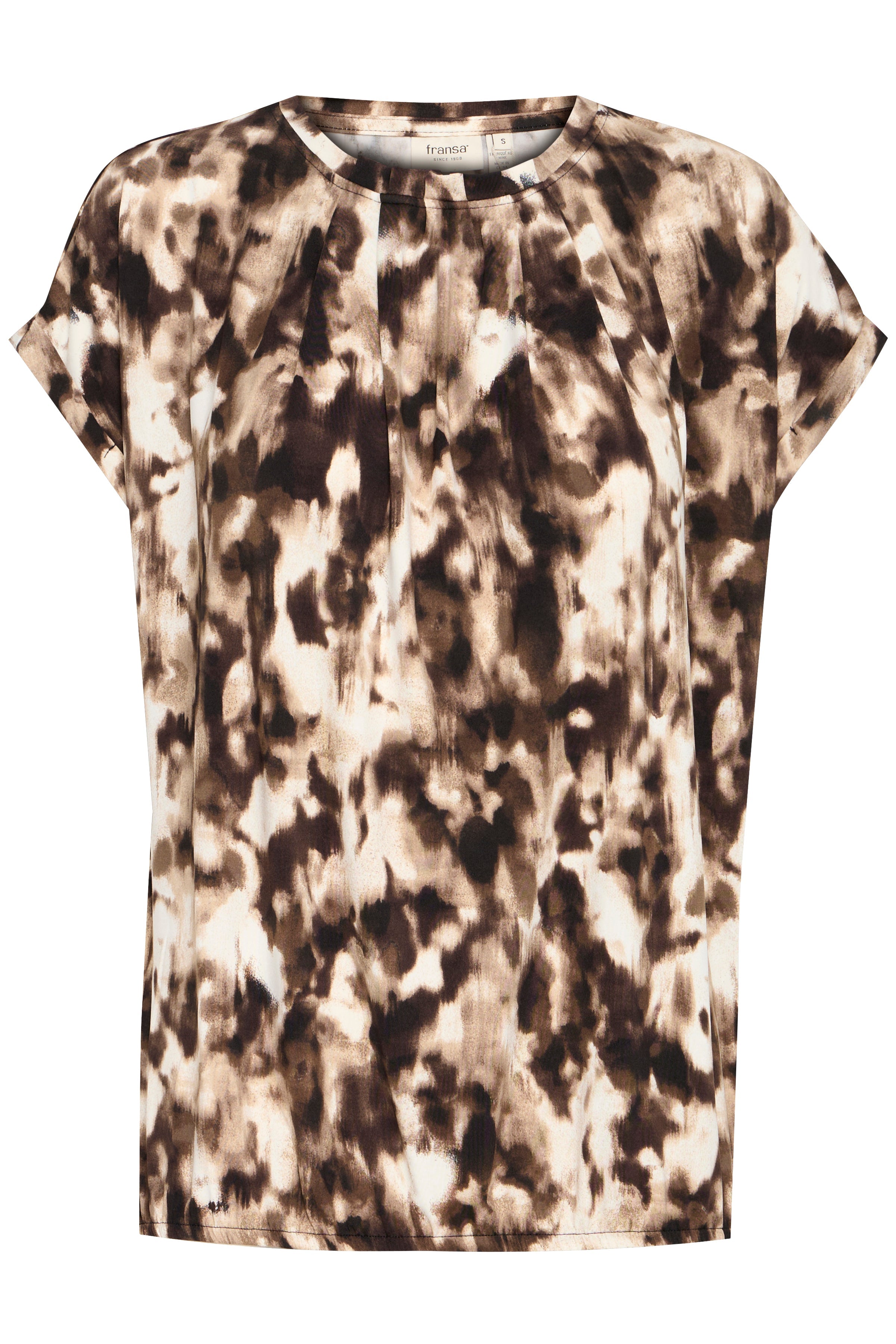 Fransa FRseen tee 3 walnut - Online - Mode