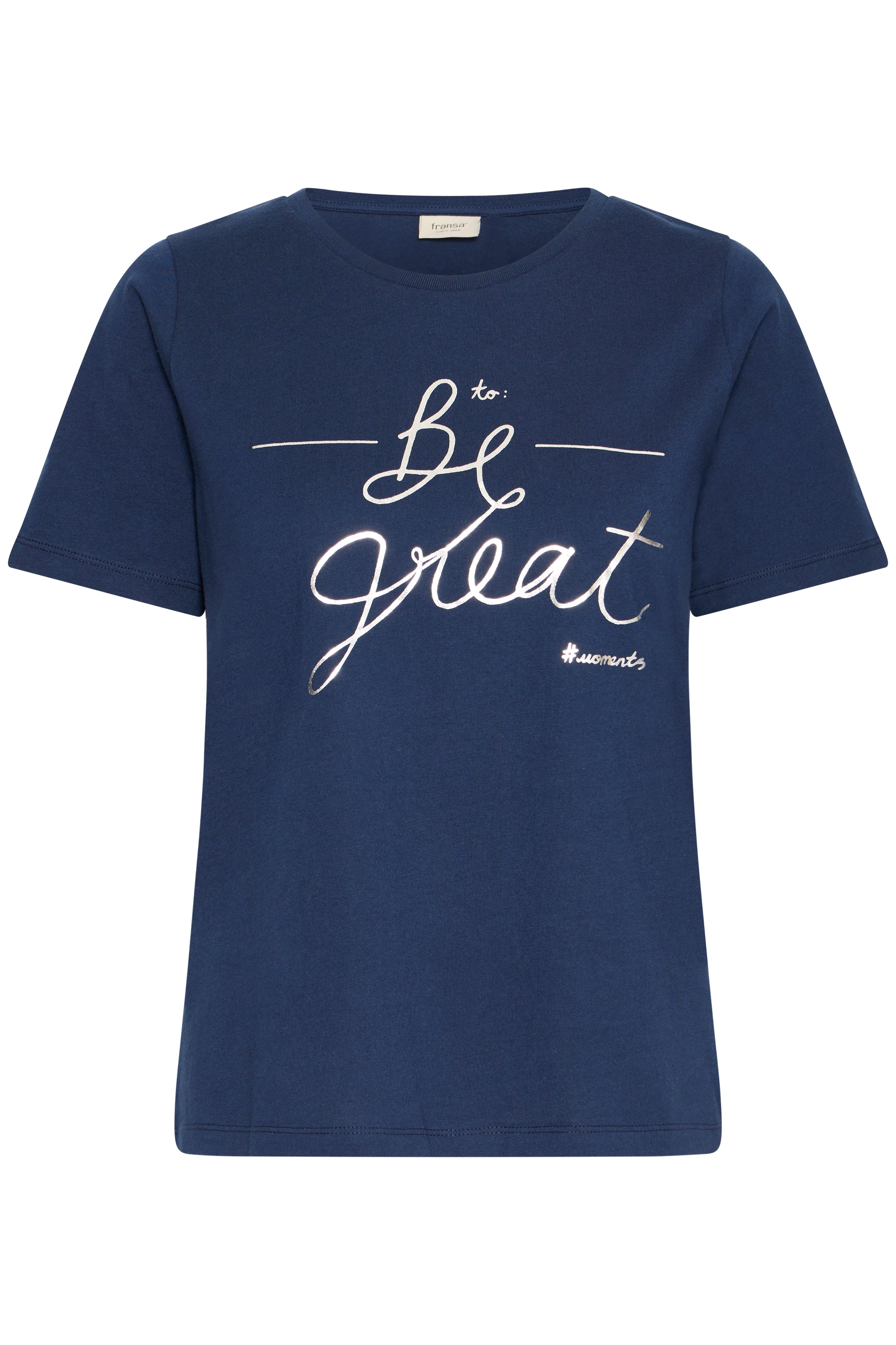Fransa FRtorga tee 3 navy blazer mix - Online - Mode