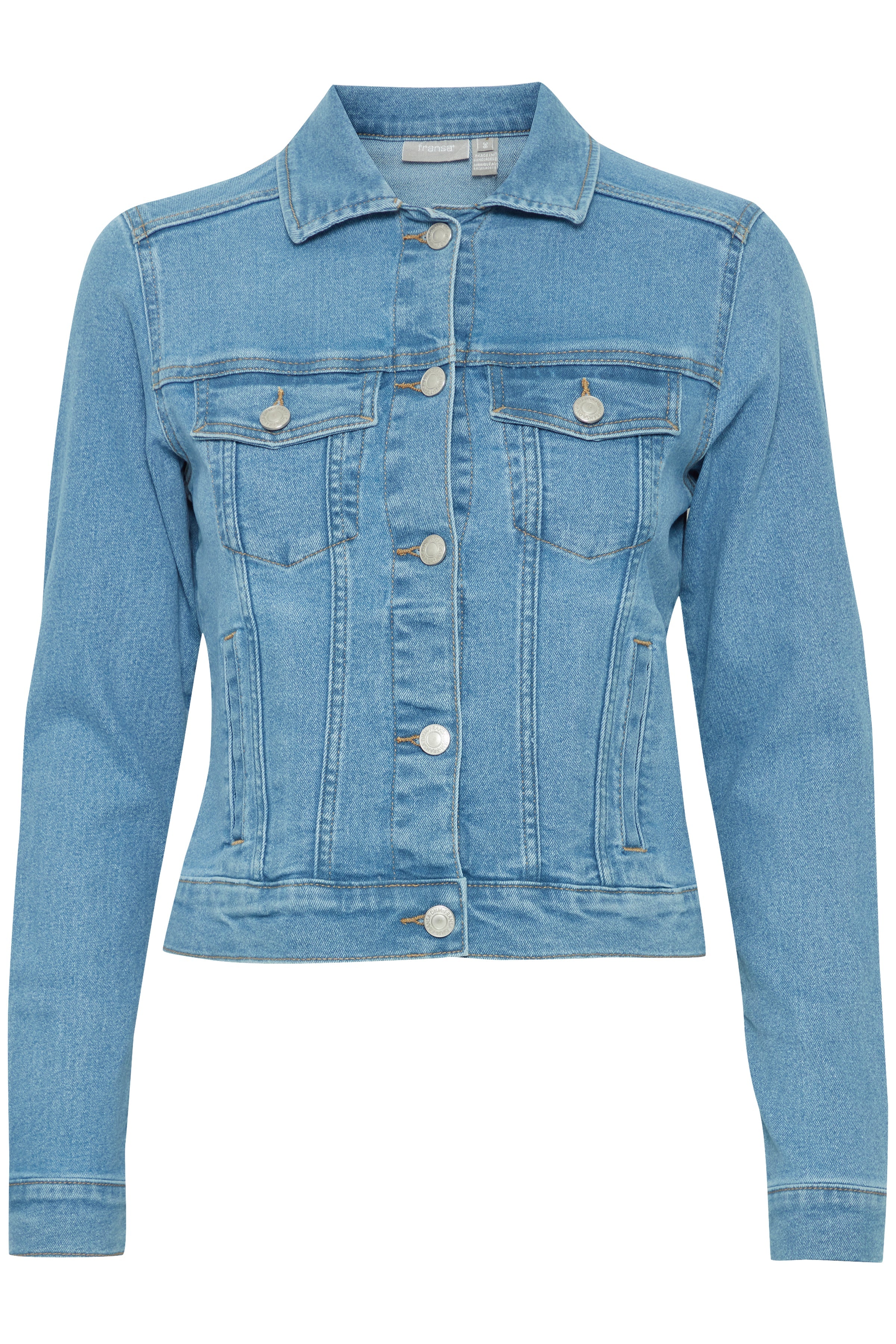 Fransa FXDenima jacket light blue denim - Online - Mode
