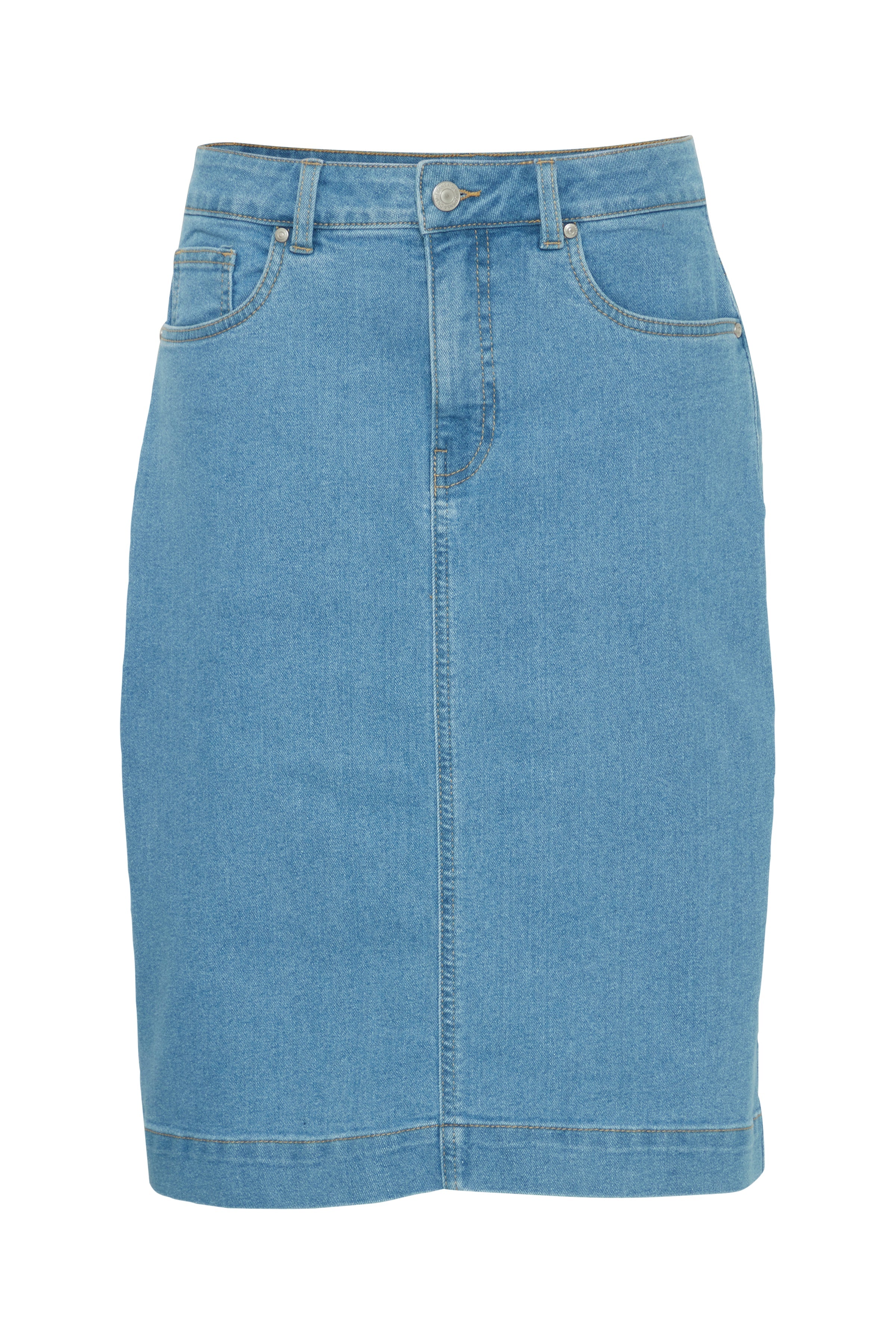 Fransa FXDenima skirt 2 light blue denim - Online - Mode