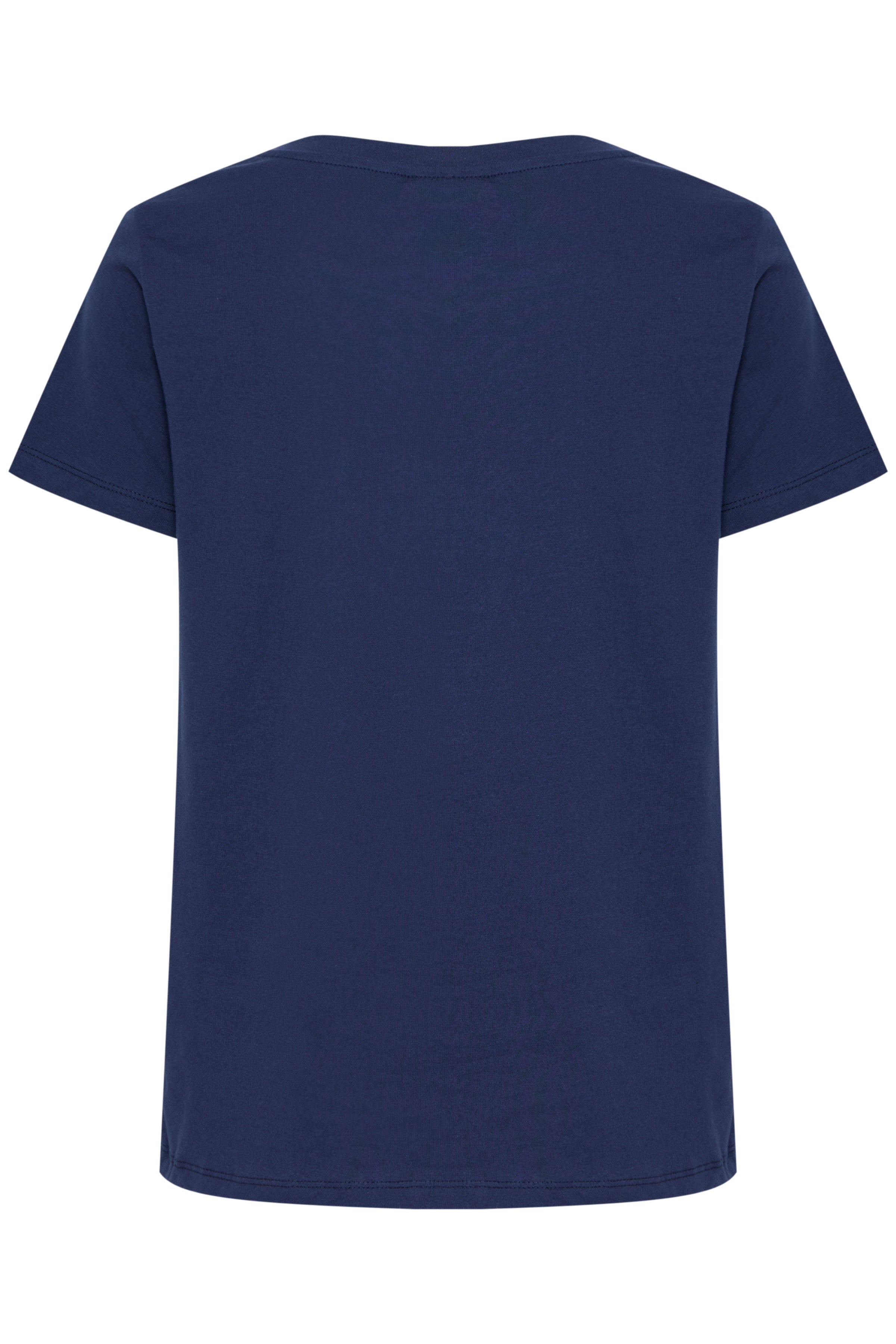 Fransa FXJeni tee 6 navy blazer mix - Online - Mode