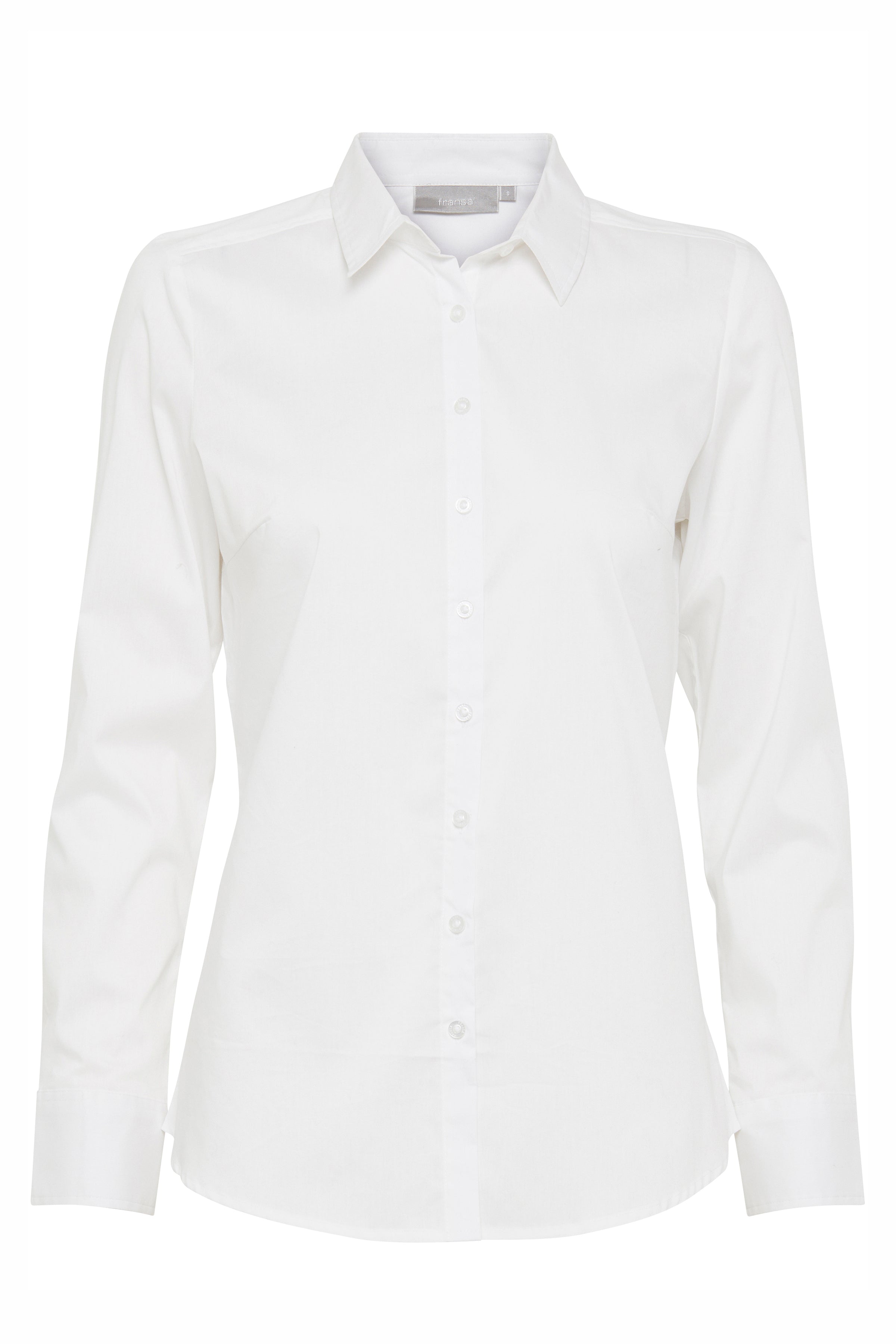 Fransa Zashirt shirt white - Online - Mode