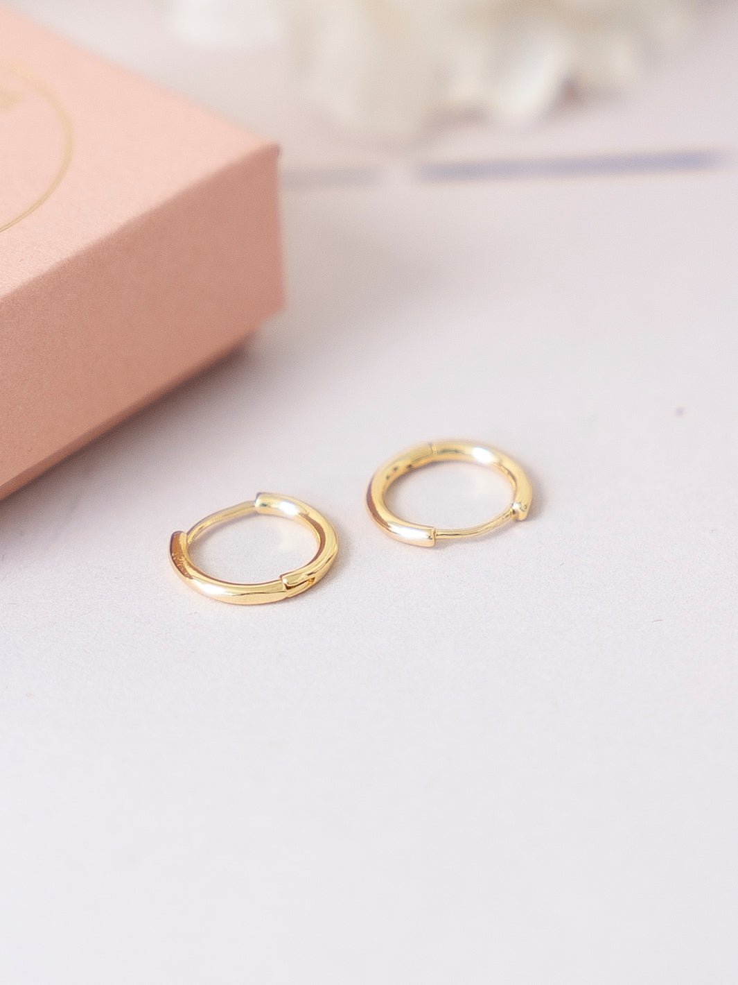 Friihof+Siig Essense hoops small forgyldt - Online - Mode