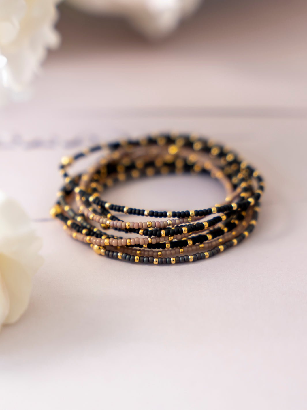 Friihof+Siig Golden Harmony Armbånd taupe - Online - Mode