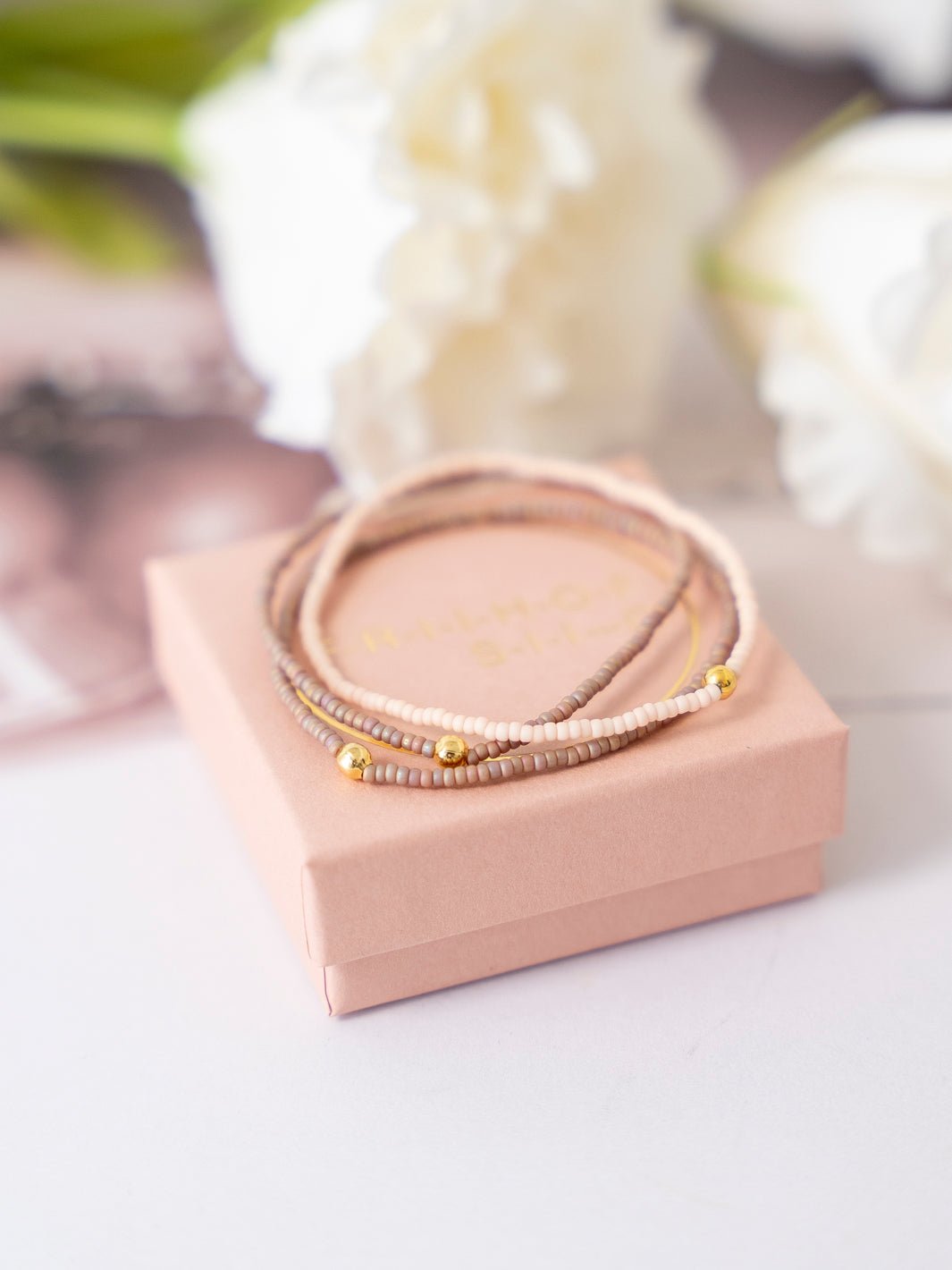 Friihof+Siig Harmony Armbånd lys beige - Online - Mode