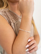 Friihof+Siig Lindy pearl armbånd white - Online-Mode