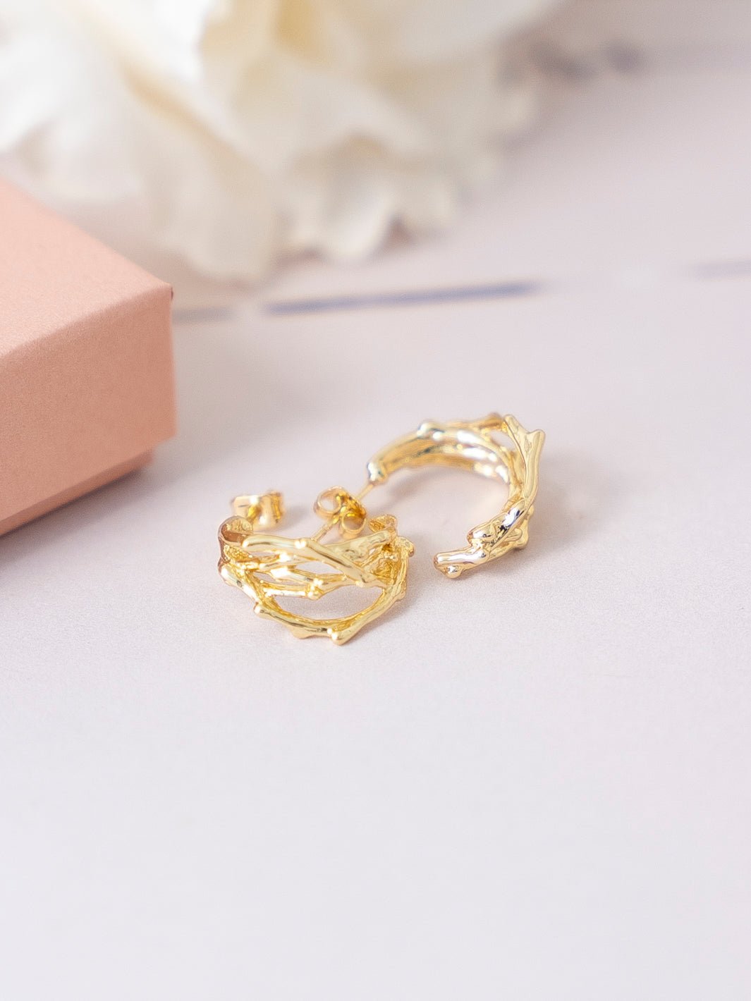 Friihof+Siig Liora hoops forgyldt - Online - Mode