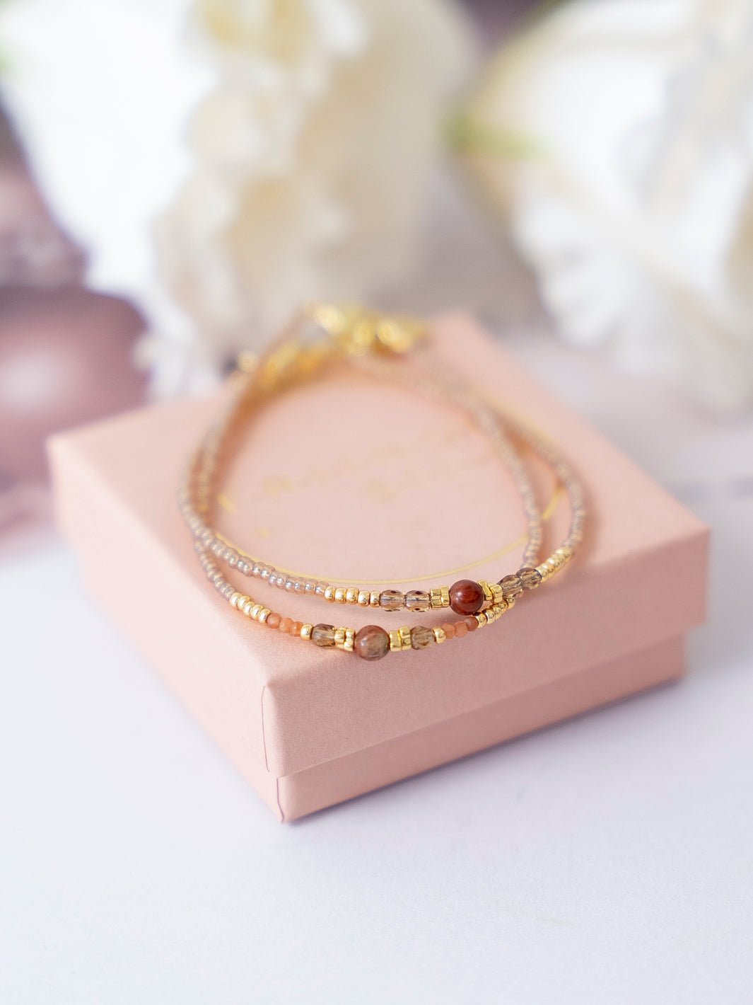 Friihof+Siig Serenity Armbånd beige/brown - Online - Mode