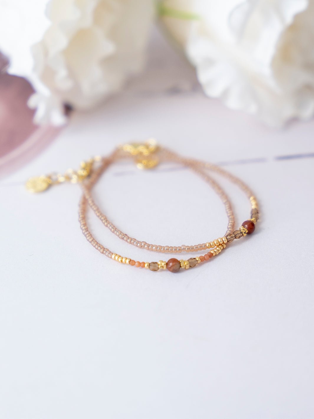 Friihof+Siig Serenity Armbånd beige/brown - Online - Mode