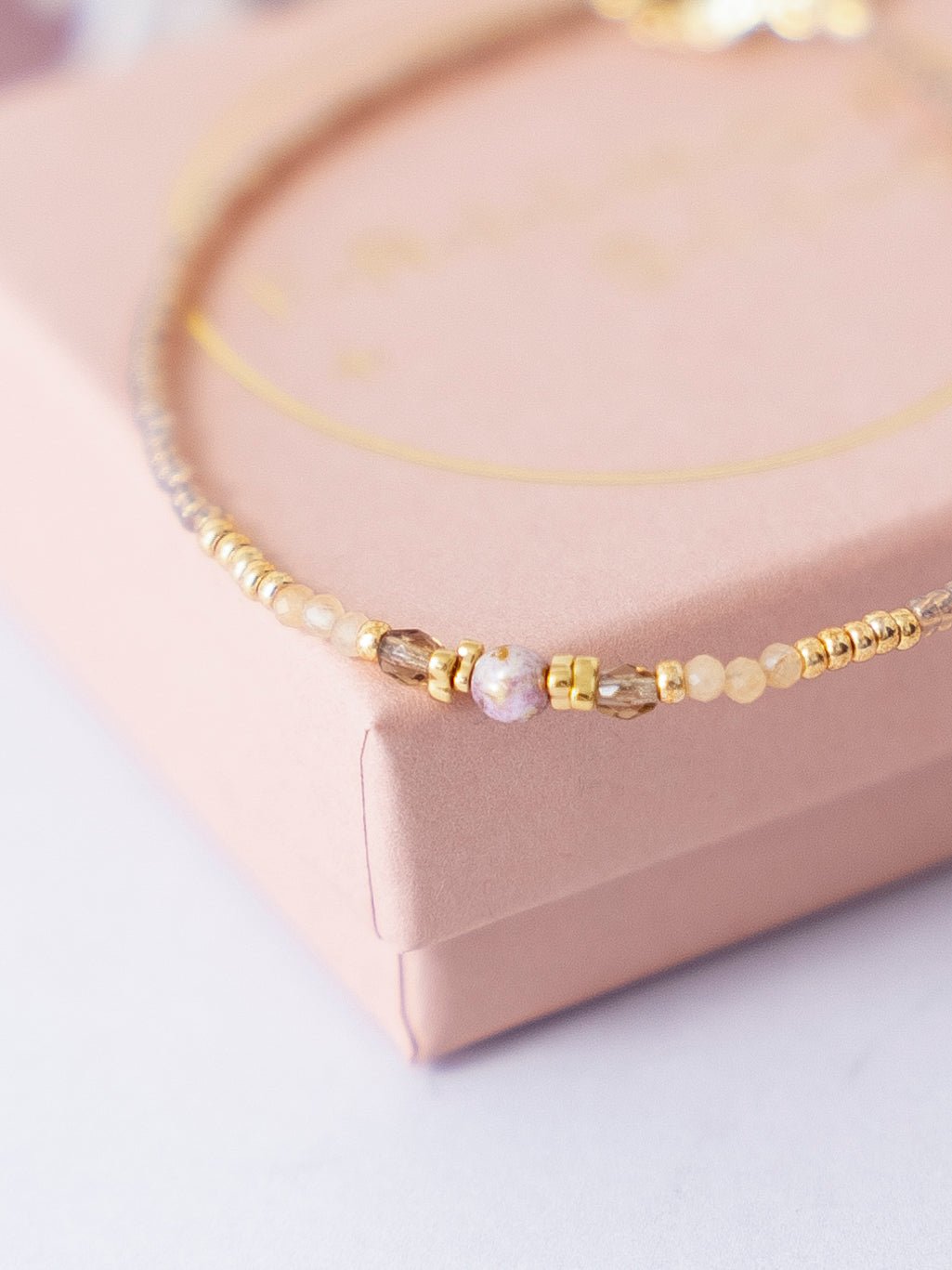 Friihof+Siig Serenity Armbånd beige/rose - Online - Mode