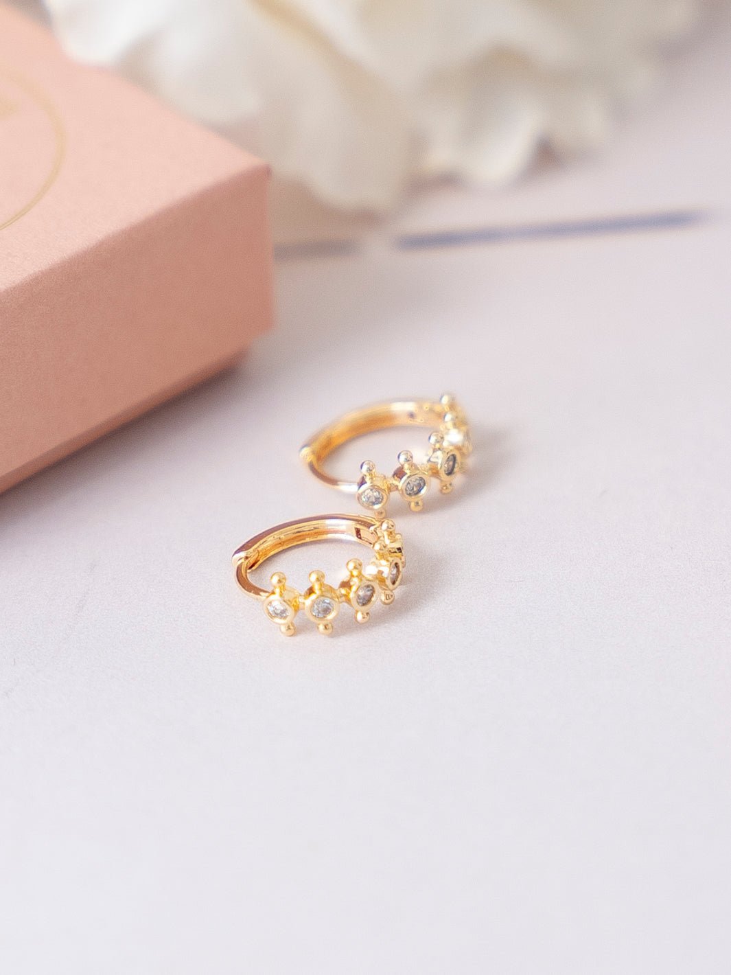 Friihof+Siig Stella hoops forgyldt - Online - Mode