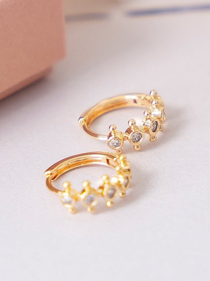 Friihof+Siig Stella hoops forgyldt - Online - Mode
