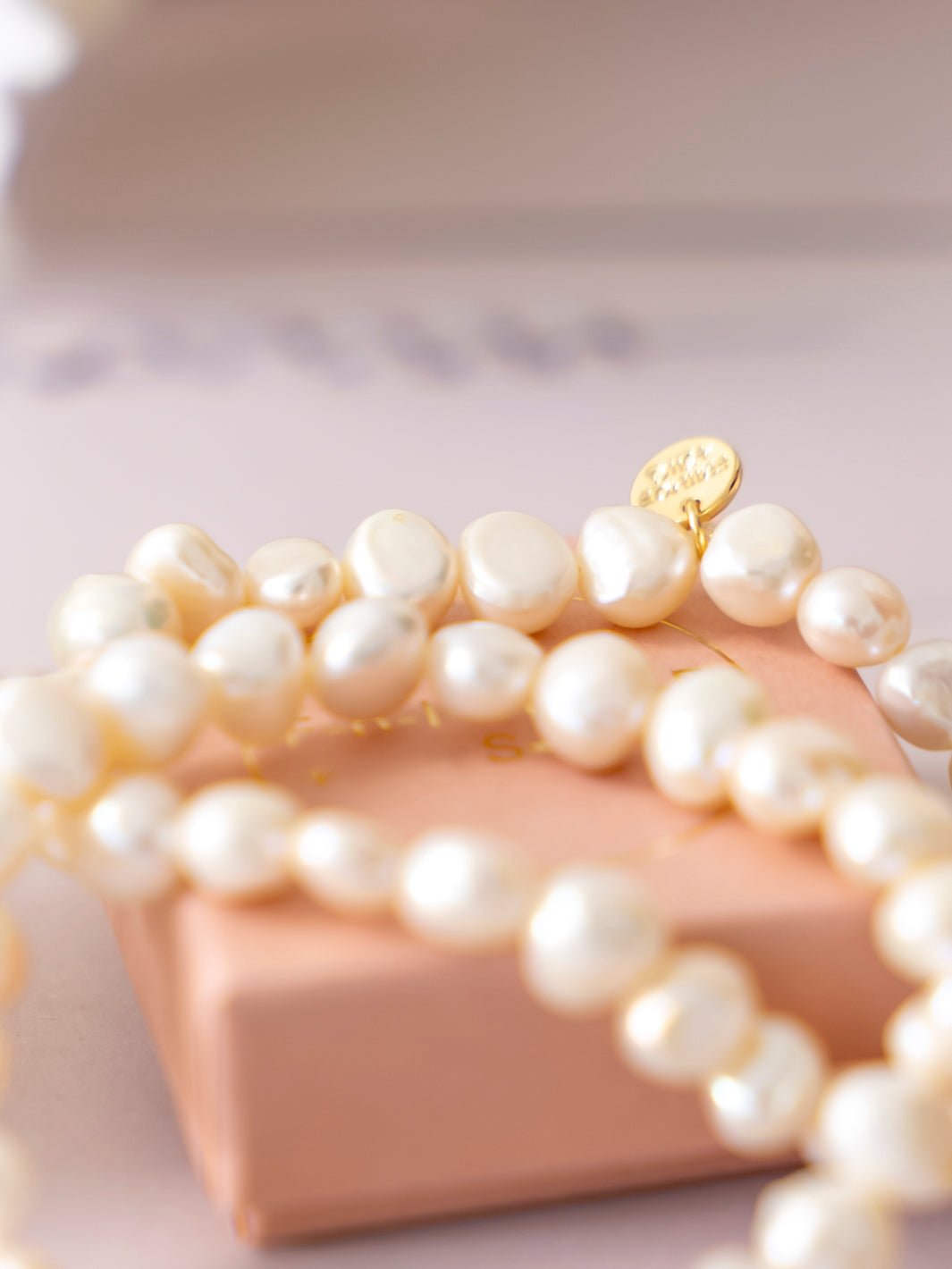 Friihof+Siig White Gold Pearl armbånd - Online - Mode