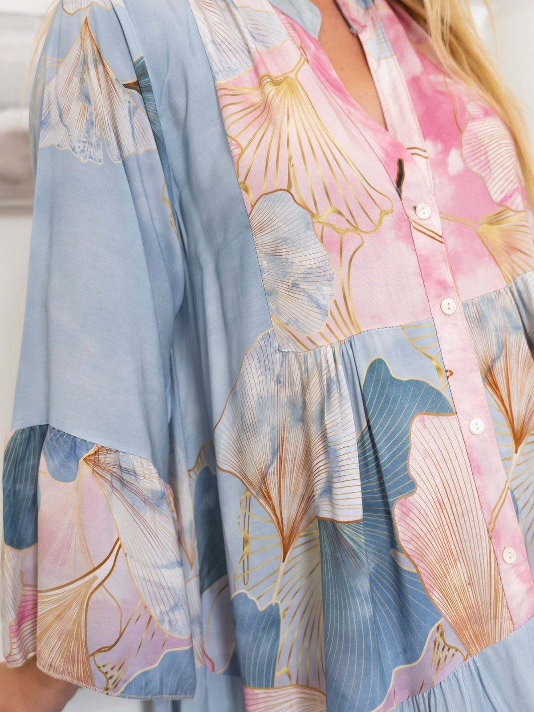Gabriella dress blue mix - Online - Mode