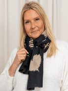 Hania leo heart scarf black - Online - Mode