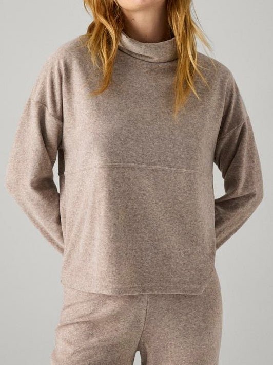 Junipi sweatshirt melange brown - Online - Mode