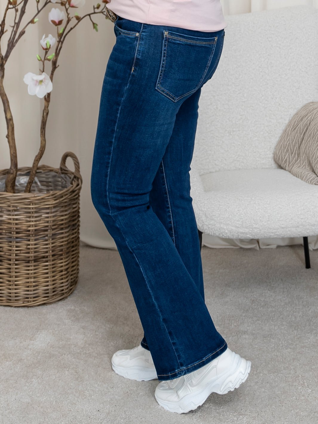 Kadzo wide jeans blue denim - Online - Mode