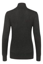 Kaffe Astrid roll neck pullover dark grey melange - Online - Mode