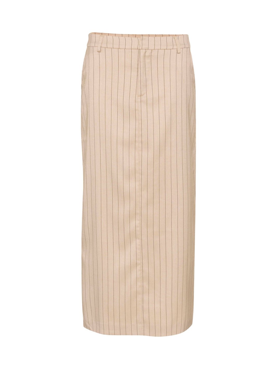 Kaffe KAagathe skirt sand/black pinstripe - Online - Mode