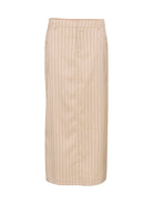 Kaffe KAagathe skirt sand/black pinstripe - Online - Mode