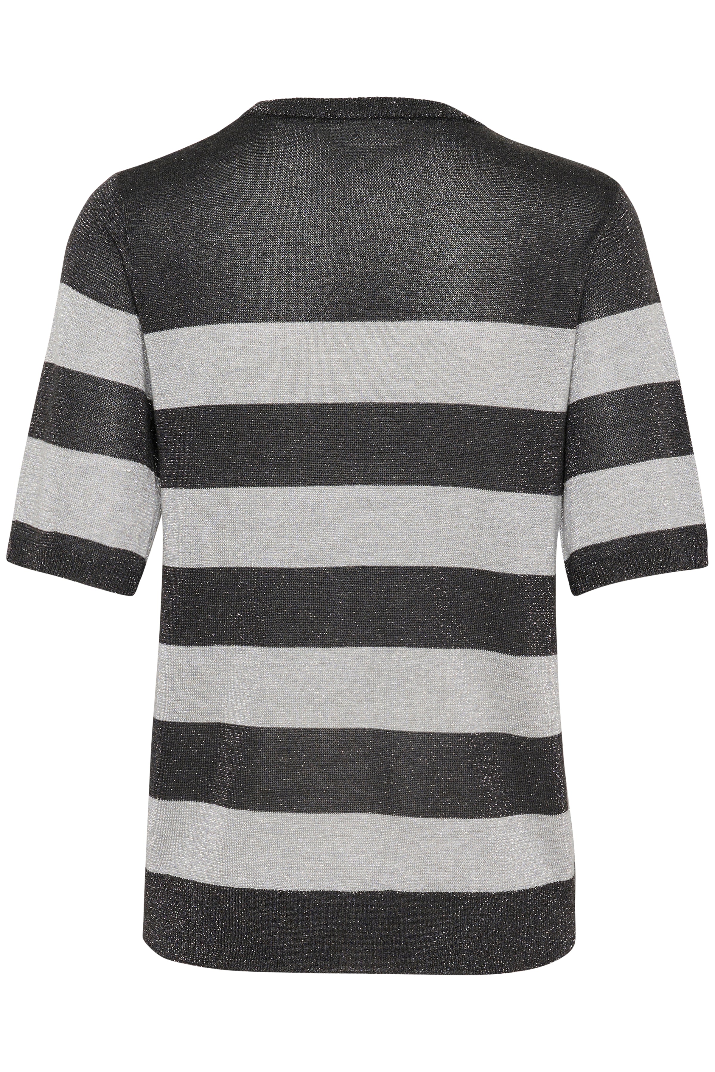 Kaffe KAankra short sleeve pullover grey/dark grey - Online - Mode