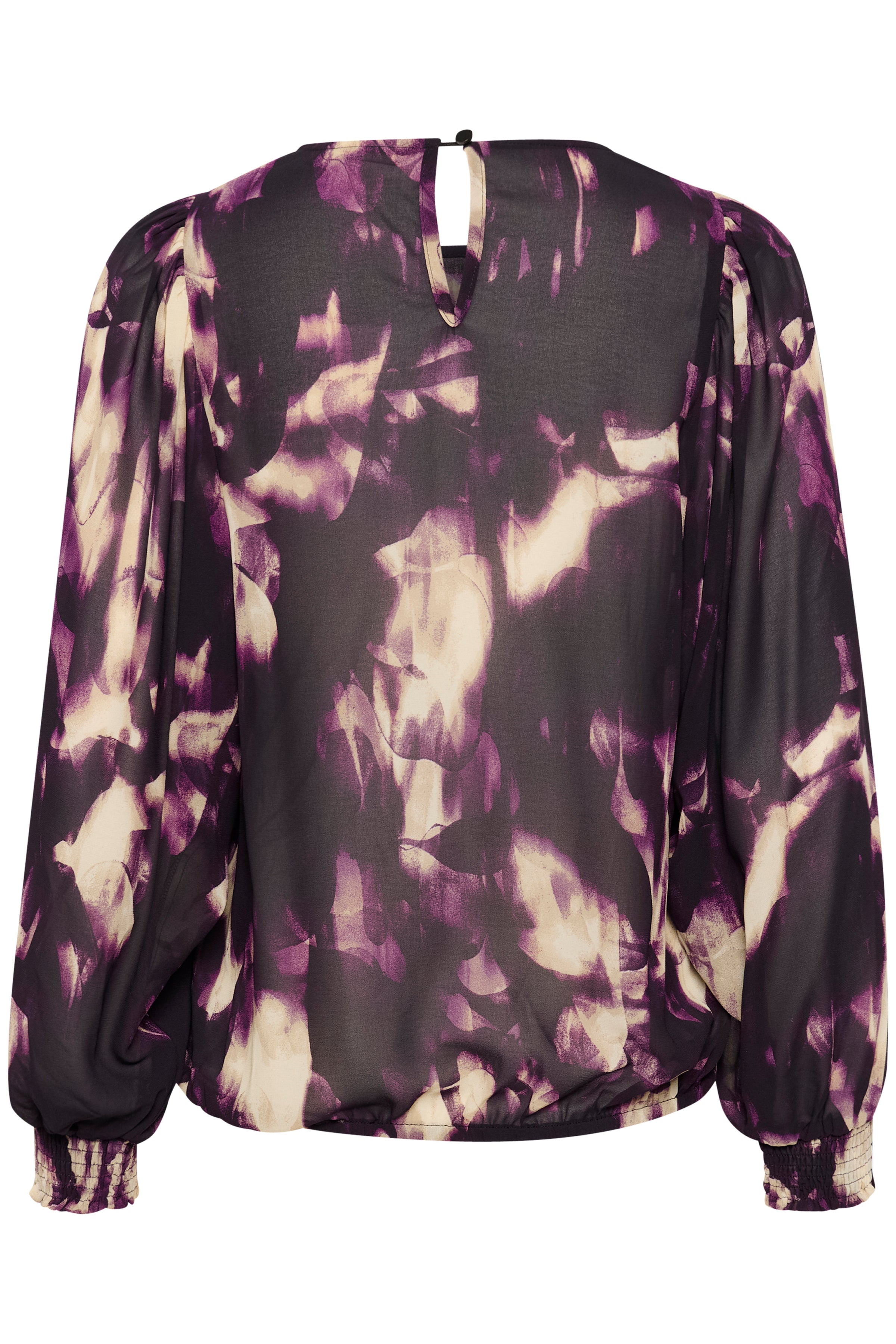 Kaffe KAaska blouse purple blurry graphics - Online - Mode