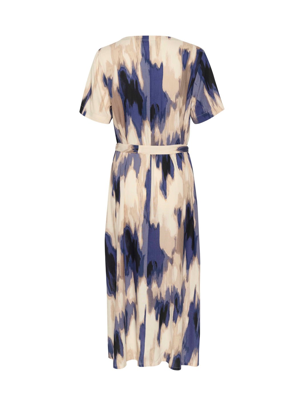 Kaffe KAbeathe dress blue abstract print - Online - Mode