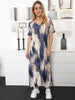 Kaffe KAbeathe dress blue abstract print