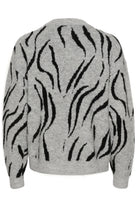 Kaffe KAbillie knit pullover grey melange/black - Online - Mode