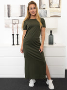 Kaffe KAcelina dress forest night - Online-Mode