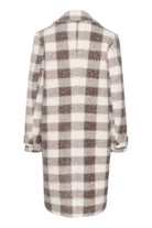 Kaffe KAelena coat grey/beige check - Online - Mode