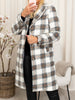 Kaffe KAelena coat grey/beige check