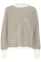 Kaffe KAellery knit pullover chalk/major brown - Online - Mode