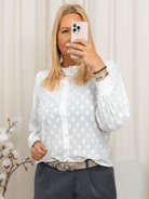 Kaffe KAenya blouse chalk - Online - Mode