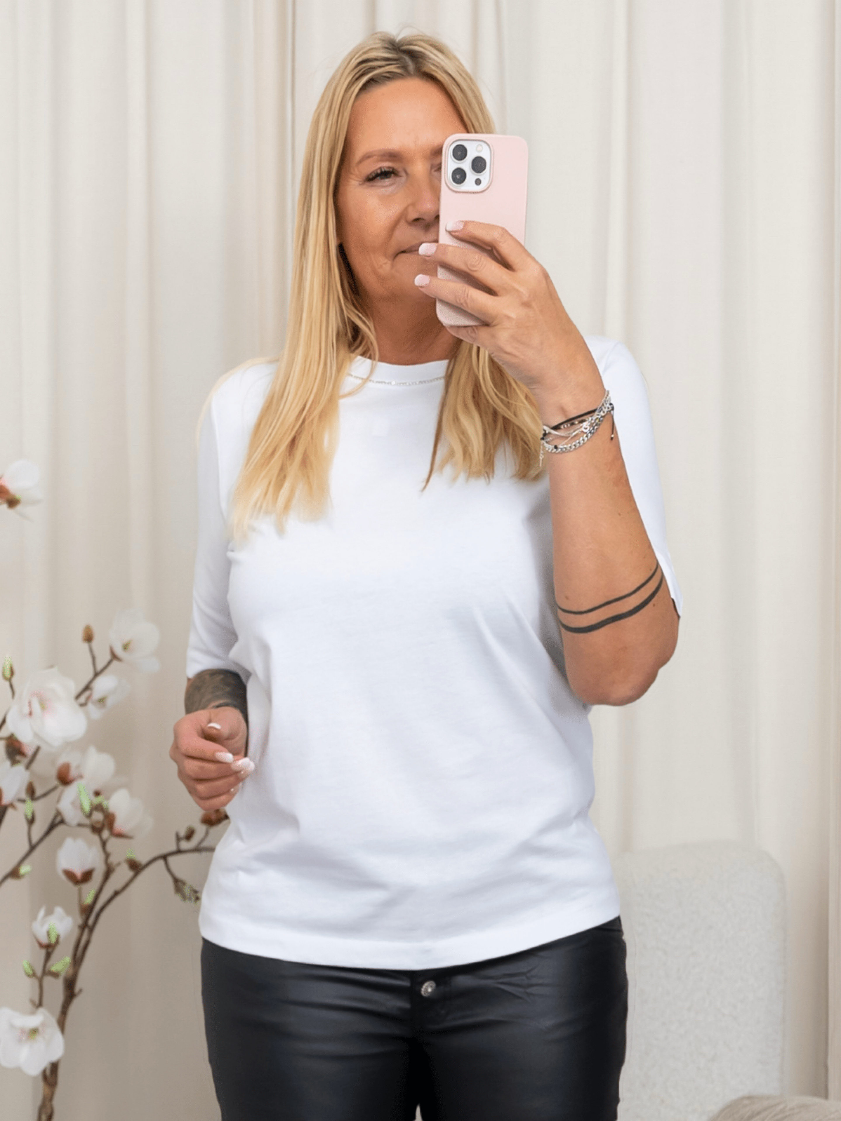 Kaffe KAivana t-shirt optical white - Online - Mode